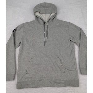 Babolat Hoodie Men's XL Gray Sweatshirt Pullover Embossed Chest Logo Tennis
